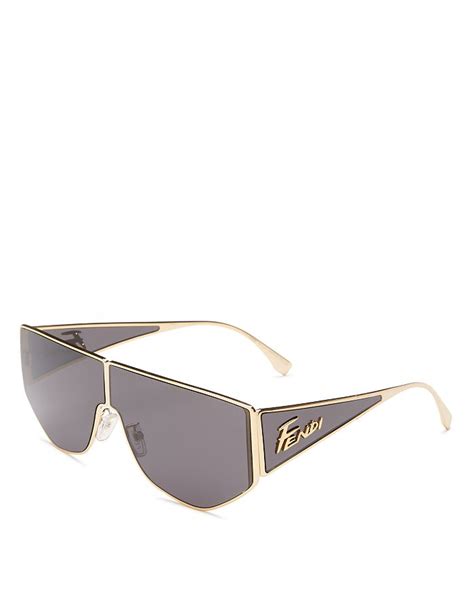 Fendi Geometric Sunglasses, 68mm .